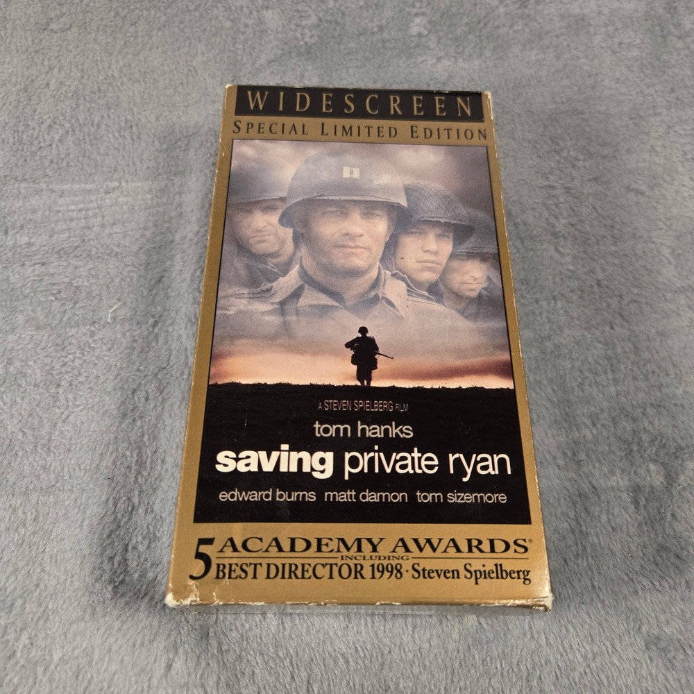 Saving Private Ryan VHS Special Limited Edition Widescreen 2-Tape Set Tom Hanks‎